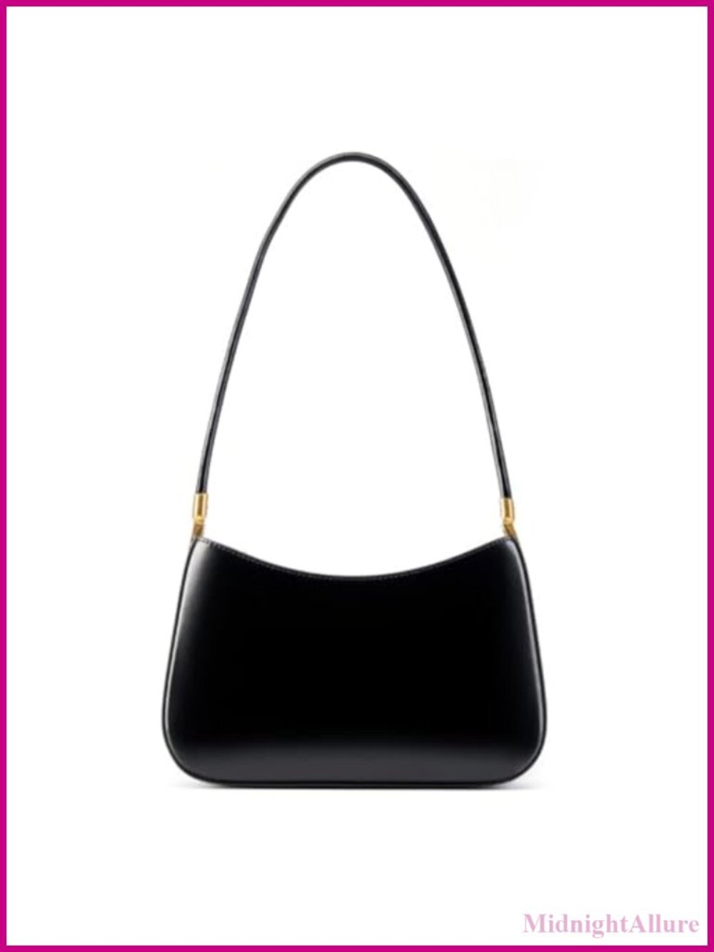 Genuine Leather Shoulder Bag Hobo Clutch Purse Circular Handle
